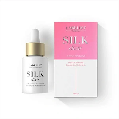 Imagen de Labelist Serum Facial Silk Elixir 30 ml Todo Tipo de Pieles Especial para Maduras Previene y Atenúa Arrugas Controla Brillos la Producción Grasa Cuidado Mujer