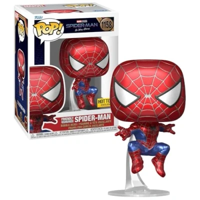 Imagen de Pop! Spider Man 1158 Friendly Neighborhood Metallic Special Edition