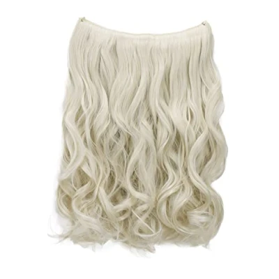 Imagen de CAISHA 50cm 1 Trama Extension Con Banda Elástica Extensión De Cabello Ondulada Rubio Claro E117