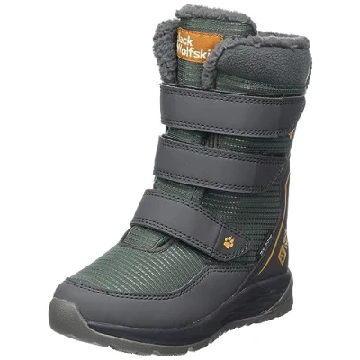 Imagen de Jack Wolfskin Polar Boot Texapore High Vc K, Botas para Nieve, Color Verde, 33 EU