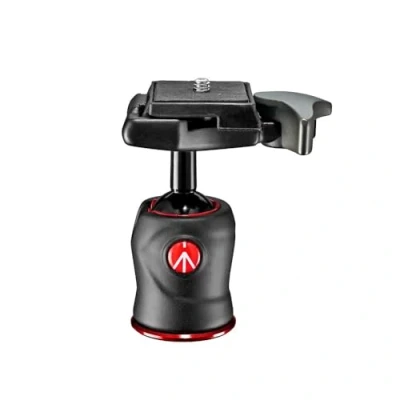 Imagen de Manfrotto 490 Cabeza de Bola Central para Trípodes, Cabezal Fluido Trípodes Ergonómicos y Funcionales, Estabilizador Cámara, Accesorios Fotografía, Simple e Intuitivo