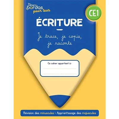 Imagen de Ecriture Ce1: Je Trace Copie Raconte: Cahier Élève