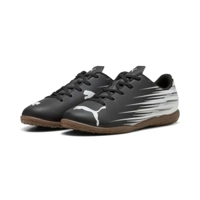 Imagen de Puma Attacanto II IT Botas de fútbol sin tacos para niños, Talla: 35.5, Black/white Zapatos