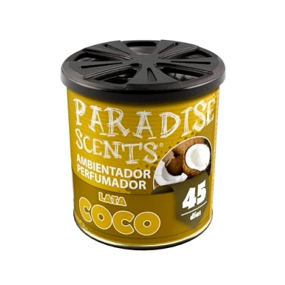 Imagen de Paradise Scents PER80125 Perfumador Lata Coco, Color Ocre, 100 gr