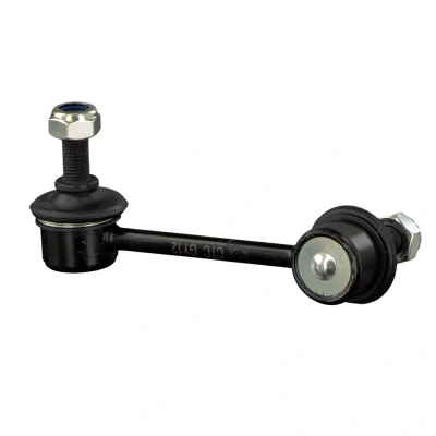 Imagen de FEBI BILSTEIN 42391 Bieleta de suspensión Eje delantero, izquierda 105 M10 x 1,25 con tuerca autofijadora Acero negro MAZDA: MX 5 3, RX 8