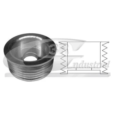 Imagen de 3RG 10221 Polea, alternador PEUGEOT: 307 SW, Partner I Furgón, 206 Hatchback