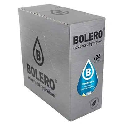 Imagen de Bolero LEMONADE 24x9g jugo en polvo sin azúcar con extracto de stevia apto para diabéticos y deportistas sabor a limonada