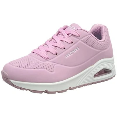 Imagen de Skechers Uno Stand On Air, Zapatillas de gimnasia Niñas, Pink Pu Trim, 33.5 EU