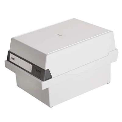 Imagen de Han 966 11 Fichero (capacidad para 800 fichas, A6, plástico), color gris