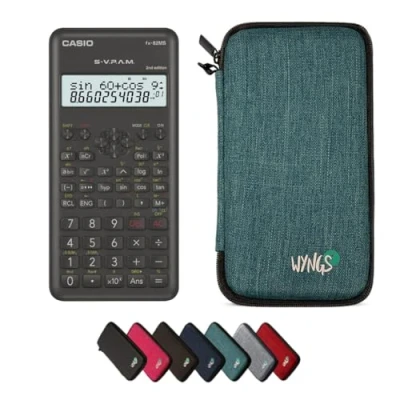 Imagen de CALCUSO Paquete Básico Turquesa con Calculadora Casio fx 82 MS 2nd Edition