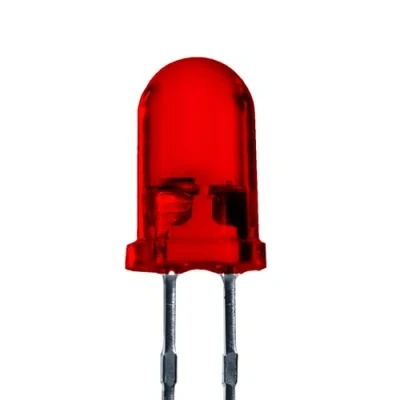 Imagen de Lumetheus LED Diodos Emisores, 5mm Color Rojo Ultrabrillante 3000 mcd 100 piezas 2 3 V Pin Diodo Emisor de Luces LEDs lente difusa