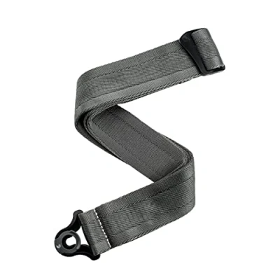 Imagen de D&#039;Addario Auto Lock Guitar Strap Acoustic &amp; Electric Accessories Easy to Use Locking Straps Uses Existing Buttons Nylon Metal Grey