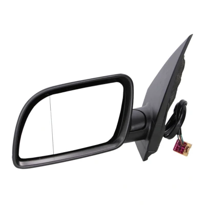 Imagen de espejo retrovisor Tyc 337 0064 izquierda negro asférico, calefactable, para ajuste elect. VOLKSWAGEN: Polo IV Hatchback
