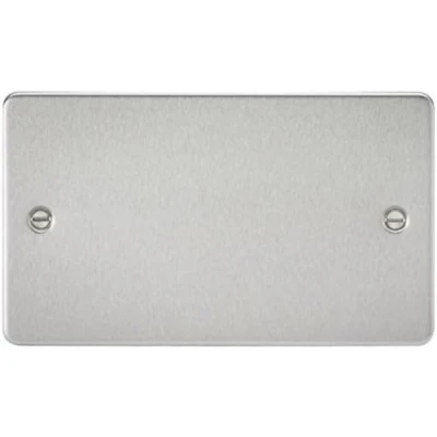Imagen de Knightsbridge fpav8360bc 2 Gang Flat Blanking Plate Cromo Cepillado