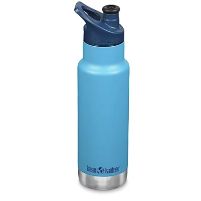 Imagen de Klean Kanteen Insulated Classic Narrow 12oz (w/Kid Sport Cap) Botella, Unisex Adulto, Océano Hawaiano