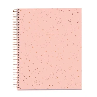 Imagen de Miquelrius Cuaderno A5 (148 x 210 mm), 100 Hojas blancas de 70 g/m², Cubierta cartón rígido, 4 Bandas color, Espiral, 2 taladros, liso, Papelería bonita, Constelación