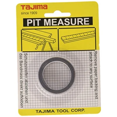 Imagen de Tajima PIT20MW, Cinta de medición adhesiva, 2 m x 13 mm, blanco