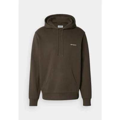 Imagen de Carhartt WIP Hooded Script Embroidery Jersey con capucha, Hombre, Talla: Medium, Cypress/white
