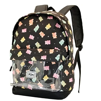 Imagen de Oh My Pop! Gummy Mochila HS Clear, Multicolor, 30 x 41 cm, Capacidad 22 L