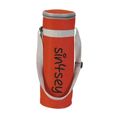 Imagen de Bolsa nevera para botellas de hasta 1,5 l, con correa ajustable, rojo