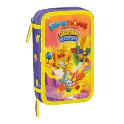 Imagen de Safta PLUMIER DOBLE PQÑO 28 pcs SuperThings Guardians of Kazoom