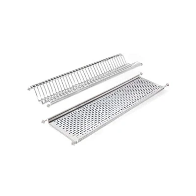 Imagen de EMUCA Escurridor de Platos y Vasos para Muebles Cocina 100 cm ancho, anchura interior módulo 935 970 mm, Acero Inoxidable