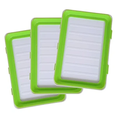 Imagen de Wehouseware® Pack 3 Bandeja Recipiente Conservación Envasado Alimentos Sellado Semi Vacio Apilable Reutilizable Lavable Carne Pescado Verdura Fiambre BN5217