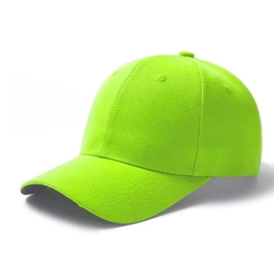 Imagen de ASD Accessories Gorras clásicas de béisbol unisex ajustables para hombre y mujer, verde neón, Talla única