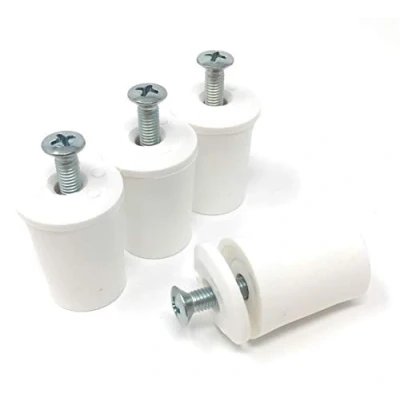 Imagen de Tope para persianas, color blanco, 30 mm, 2 pares