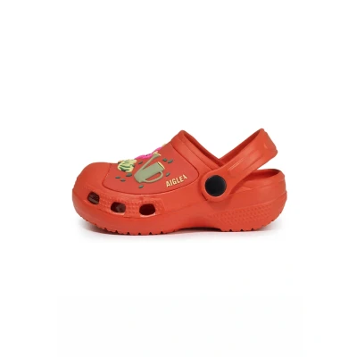 Imagen de Aigle Taden Unisex Zuecos para niños, Talla: 33, Orange Fibra sintética