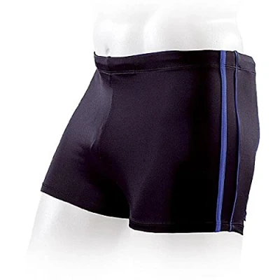 Imagen de Fashy Boys&#039; Traje de natación para niño, tamaño 152, Color Negro/Azul