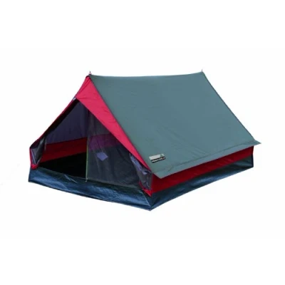 Imagen de High Peak Tienda, Zelt Minipack, Grau/Rot, 10053, 2 Personen, Gris/Rojo, 190 x 120 95 cm