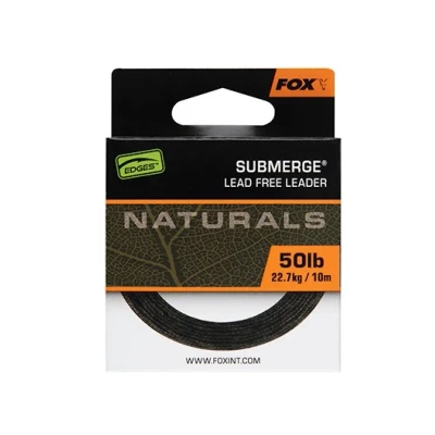 Imagen de Fox Edges Naturals Submerge Líder 50lb (10m) Material para bajos de línea carpfishing