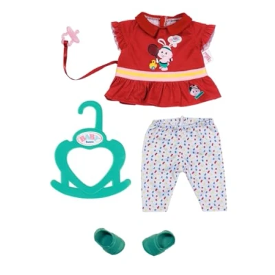 Imagen de BABY born Little Conjunto Deportivo Rojo Para Muñecas 36 cm, Manos Pequeñas, Promueve la Empatía y Las Habilidades Sociales, Edad 2+ años, Con Vestido, Pantalones Más