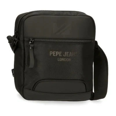 Imagen de Pepe Jeans Bromley Bandolera Portatablet Negro 23x27x7 cms Poliéster