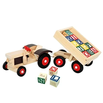 Imagen de Bino Europe Tractor con ruedas de goma (82077) , color/modelo surtido