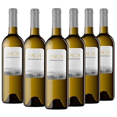 Imagen de Bach Chardonnay Vino Blanco, 100% Caja 6 botellas 75cl