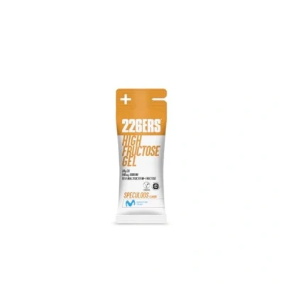 Imagen de 226ERS High Fructose XS, Gel Energético para Deportistas, con Maltodextrina y Fructosa, Vegano Sin Gluten, Aporte Hidratos de Carbono, Sabor Speculoos, 1 x 44 g