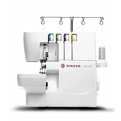 Imagen de Máquina de coser Singer S0105, Luz LED, 15 Programas, Blanco