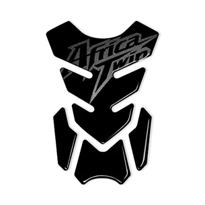 Imagen de 4R Quattroerre.it 18136 Pegatina 3D para el Depósito de la Moto Full, Africa Twin, Negro