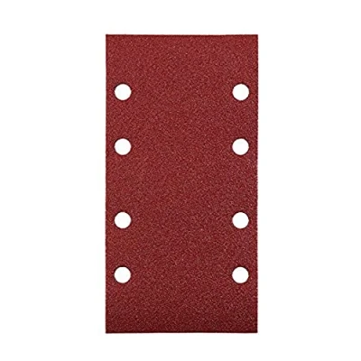 Imagen de KWB 49818318 Pack de 5 patines abrasivos (93 x 180 mm, GR 180, sistema Quick Stock)