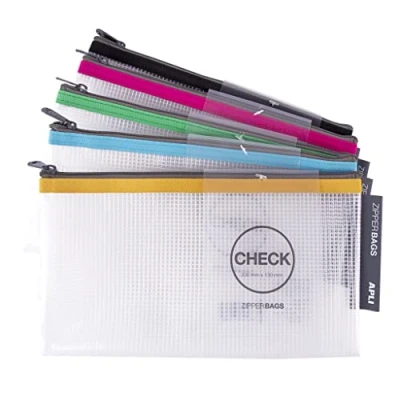 Imagen de APLI 17383 Bolsa Zipper Bag Check