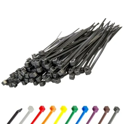 Imagen de Gocableties Bridas plastico platas para cables 100 Piezas mm x 2,5 Tamaño pequeño Resistentes a los rayos