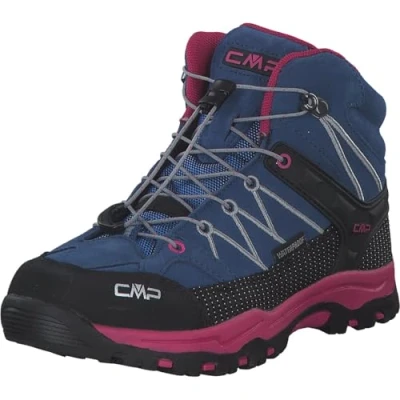 Imagen de CMP Kids Rigel Mid Trekking Shoes WP, Zapatos, Ocean Fuxia, 33 EU