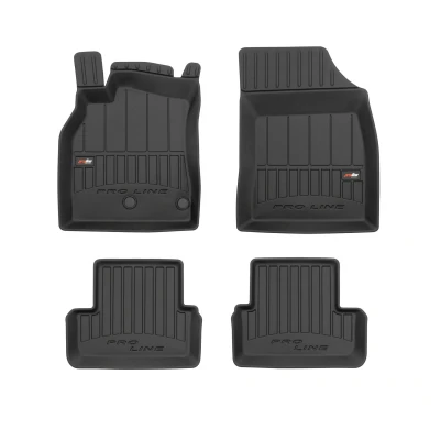 Imagen de FROGUM 3D407381 Juego de alfombrillas suelo Caucho delante y detrás 4 negro Adaptado RENAULT: MEGANE 3, 3 Grandtour, Coupe