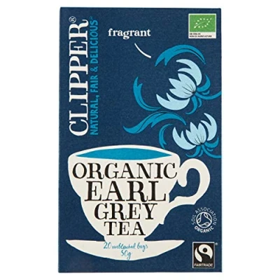 Imagen de Clipper Te&#039; Earl Grey Fairtrade Bio, 20 filtros, 50 g