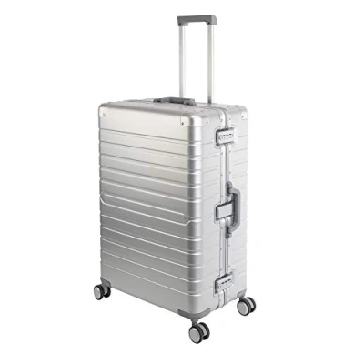 Imagen de Travelhouse Oslo T6005 Maleta de viaje aluminio, varios tamaños y colores, plata, Großer Koffer
