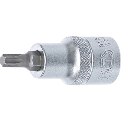 Imagen de BGS 9627 Punta de vaso Longitud 55 mm entrada 12,5 (1/2&quot;) perfil en T (para Torx) T35