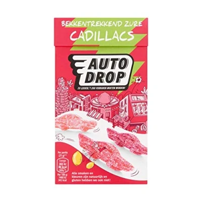 Imagen de Caramelo ácido Autodrop Cadillacs amargos Peso total 270 gramos