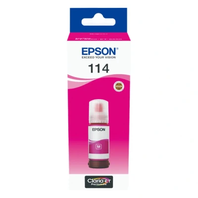 Imagen de Botellas de tinta originales EcoTank la serie 114 Epson Color Magenta